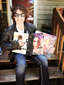 Gooding with Prince albums